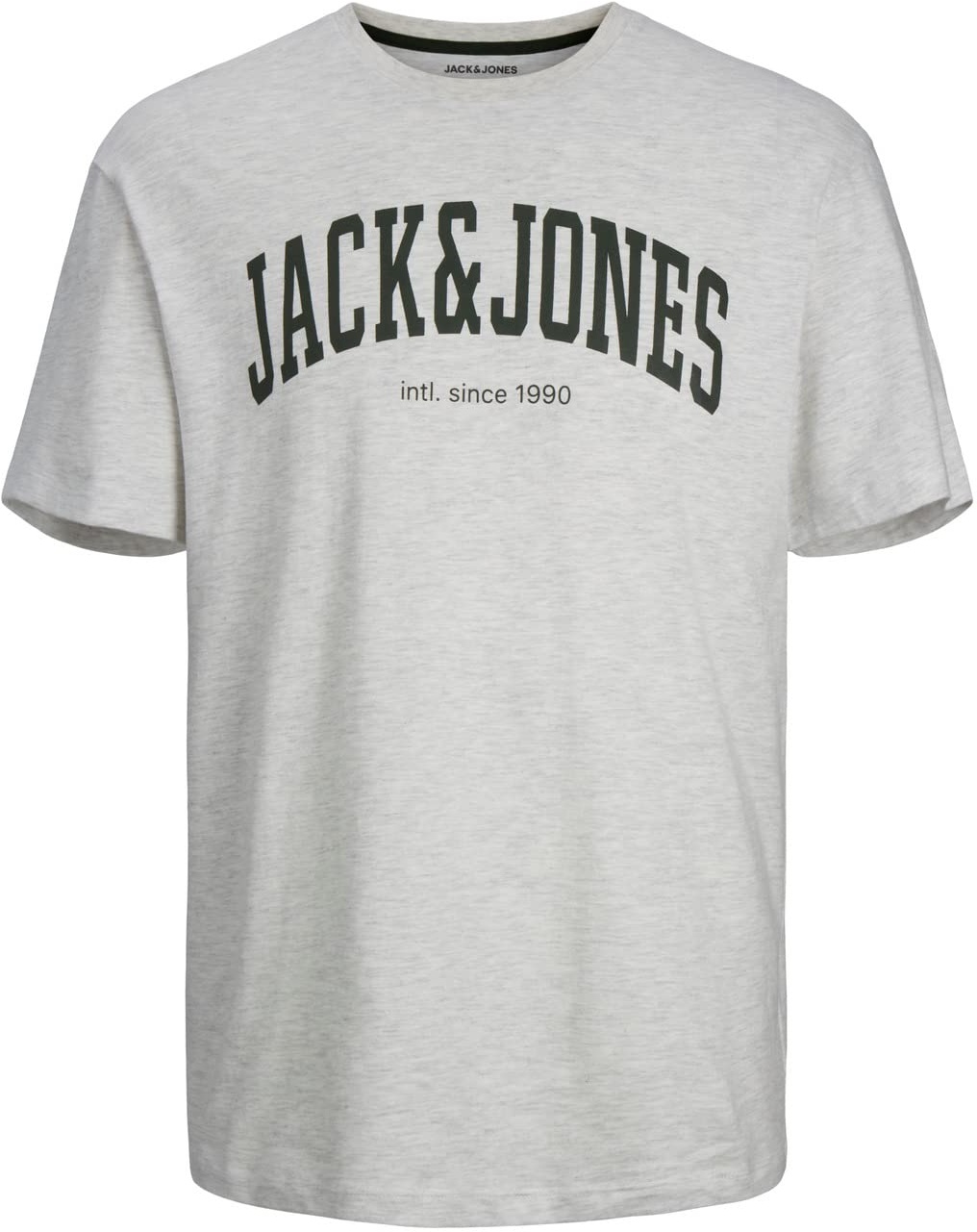 JACK&JONES JUNIOR Jungen JJEJOSH Tee SS Crew Neck NOOS JNR T-Shirt, White Melange, 152