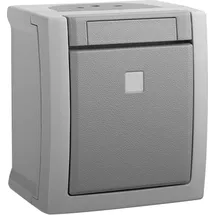Panasonic Wechselschalter beleuchtet Pacific/Grau