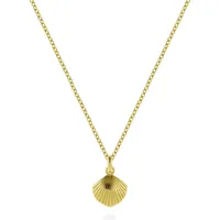 Guido Maria Kretschmer Jewellery Kette Shell love Gelbgold