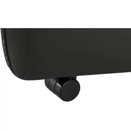 Hukla Fernsehsessel Manuel XL Leder 84 x 108 x 90 cm Schwarz elektrisch