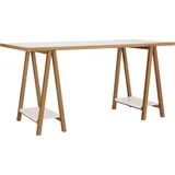 Woodman Schreibtisch »Highbury«, im skandinavian Design weiß