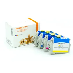 Multipack T1636 Alternativ Tinte  für Epson / C13T16364010 / BK14,6ml/C,M,Y10ml (PATENT SAFE