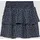s.Oliver Minirock mit Smok-Detail und integrierter Shorts - blau|mehrfarbig - 134/140