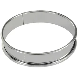 Gobel - 4 Tortenringe, Edelstahl - Stärke 4/10 - Ø 9 cm H 2 cm - 889830