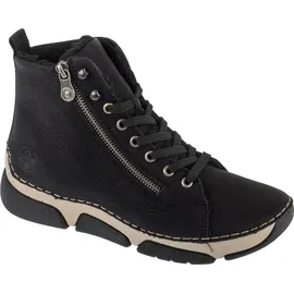Rieker Booties Damen Schwarz/Beige 39