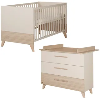 roba Babymöbel-Set, Kaschmir, Holz / Eichenholz