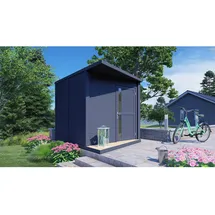 BERTILO Gartenhaus Concept 297 cm x 234 cm Anthrazit