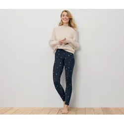 Tchibo - Kuschelige Leggings - Damen - Gr. M - weiß/print