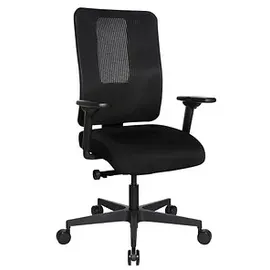 TOPSTAR Sitness Open X Deluxe Netz mit Schiebesitz mit Armlehnen schwarz