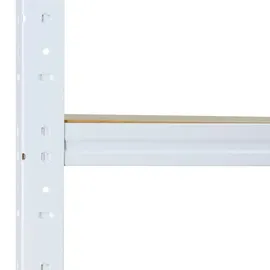 shelfplaza HOME 180x110x40 cm Schwerlastregal in weiß mit 5 Böden und 175 kg Traglast pro Boden