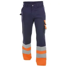 DASSY Omaha Warn Bundhose 200620 6861 DUNKELBLAU/NEONORANGE Gr. 56+