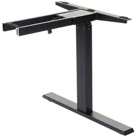 Mendler Gestell HWC-D40, variables Tischgestell für Eck-Schreibtisch, elektrisch höhenverstellbar Memory 45kg - schwarz