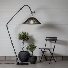 StarTrading VIDE Lampenschirm rund konisch schwarz D: 58cm H: 18,5cm
