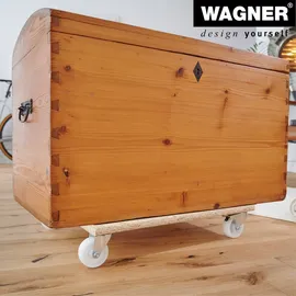 Wagner System GmbH WAGNER Transporthilfe OSB BIG 18 mm - 59 x 49 x 11 cm, Rollen Ø 75 mm, Feststeller, Tragkraft 250 kg - 20135401
