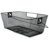 Winora Hinterradkorb für Schultasche 46x27x18cm engmaschig schwarz