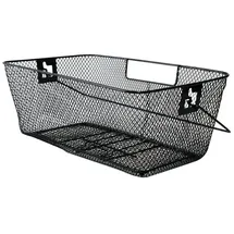 Winora Hinterradkorb für Schultasche 46x27x18cm engmaschig schwarz