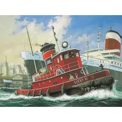 Revell Harbour Tug Boat, Schubboot (Schleppboot)-Modell, Montagesatz, 1:108, Har