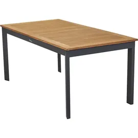 LC Garden Unicamo Ausziehtisch 180 x 90 x 75 cm Aluminium/Teak Natur