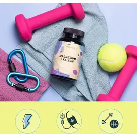 Vegavero Magnesium + Kalium Kapseln 180 St.