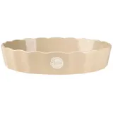 sallys Auflaufform oval 36,5 x 27,5 cm Beige
