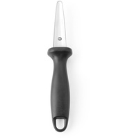 HENDI Austernmesser, lang, Schellfischmesser, Länge: 215mm, Edelstahl, POM-Plastic, Schwarz