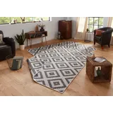 NORTHRUGS Malta Wendeteppich 240 x 340 cm grau/creme