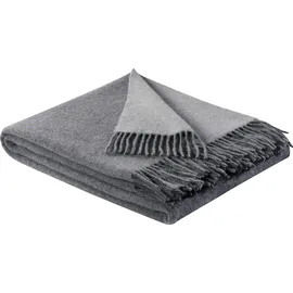 Biederlack Soft Impression im Doubleface-Look Kuscheldecke 150 x 200 cm Grau/Silber