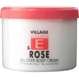 Village Vitamin E Bodycream Rose Creme 500 ml