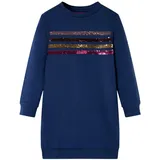 vidaXL Kinder-Pulloverkleid Marineblau 116