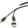 Renkforce DisplayPort-Kabel 2 m Schwarz