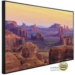 papermoon Infrarotheizung »EcoHeat - Jagt Mesa Sunrise«, Matt-Effekt - bunt