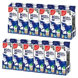 GUT&GÜNSTIG H-Vollmilch Milch 3,5 % 12x 1,0 l
