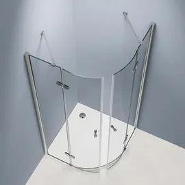 Bernstein EX406 Runddusche mit Drehtür 90 x 195 cm Echtglas