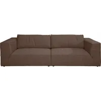 Tom Tailor HOME Big-Sofa »BIG CUBE STYLE«, mit bequemen Stegkissen, extra große Sitztiefe, Breite 270 cm braun