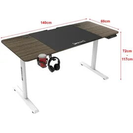 [pro.tec]® pro.tec Computertisch Hayward 140 x 60 cm