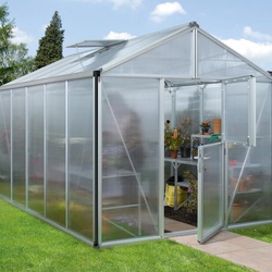 Vitavia Aktionsangebot (inkl. 100 Euro Zubehör): Gewächshaus "Zeus 10000",aluminium eloxiert,10,0 m2