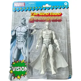 Marvel Press Hasbro Marvel Legends Series Vision, Retroverpackung, 15 cm große Action-Figur, 2 Accessoires, F5885, Multi