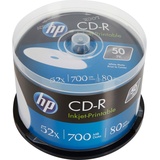 HP CD-R 80min/700MB, 52x, 50er Spindel, printable CRE00017WIP