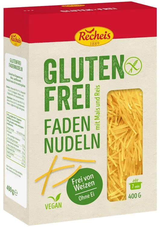 Recheis Fadennudeln für Suppen glutenfrei 400 g