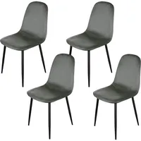 Hti-Living Stuhl Savannah Velvet Grau