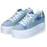 Buffalo Sneakers - Paired Butterfly - Gr. 39 (EU) - in Blau - für Damen