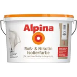 Alpina 5 L. &10 L. weiße Wandfarben für Innen, verschiedene Eigenschaften (5 Liter, Ruß- & Nikotin Isolierfarbe - für rauchverfärbte Untergründe)