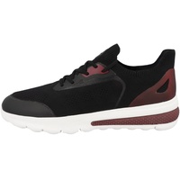 GEOX SPHERICA ACTIF Sneaker, Black/RED, 44 EU