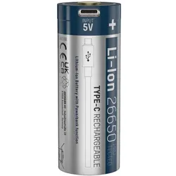 Ansmann Akku mit Ladegerät »Li-Ion 26650«