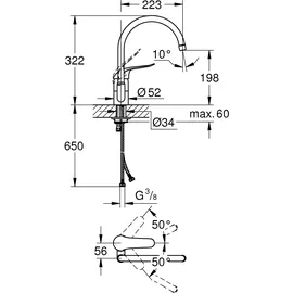 Grohe Euroeco Special chrom 32786000
