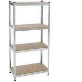 Estexo Lagerregal Metall 160x80x40 cm grau