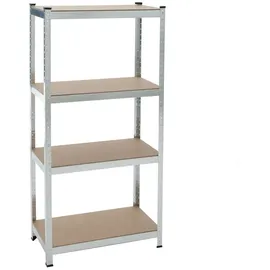 Estexo Lagerregal Metall 160x80x40 cm grau
