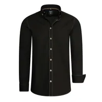 RUSTY NEAL Langarmhemd Schwarz 3XL