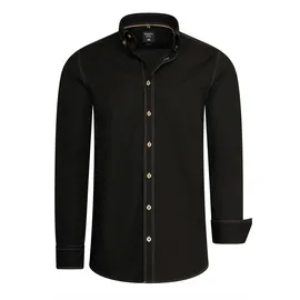 RUSTY NEAL Langarmhemd Schwarz 3XL