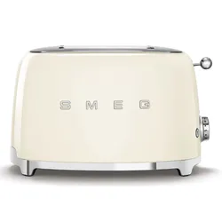 SMEG TSF01CREU, 2 Scheibe(n), Cremefarben, Stahl, Tasten, Niveau, Drehregler, 95